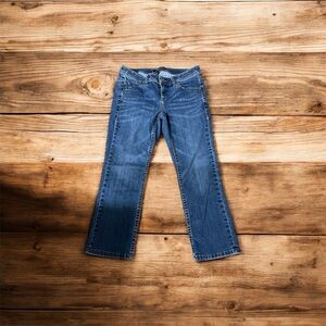 Tommy Bahama Mid Rise Blue Denim Cropped Jeans Size 4